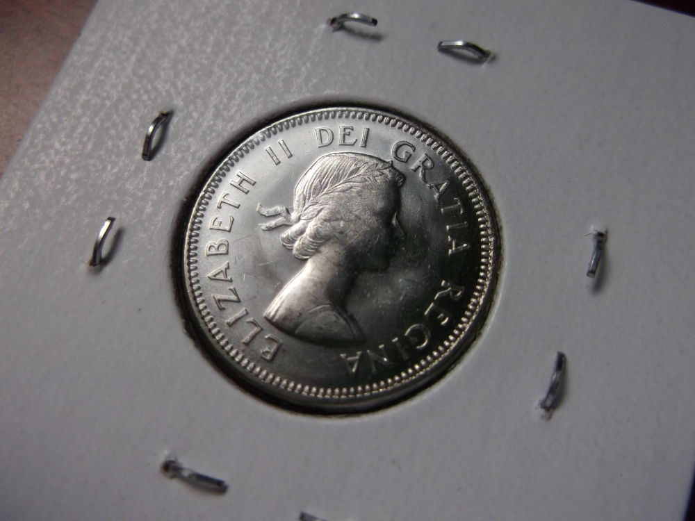 1896-Large-Cent-And-1963-Unc-Canadian-Nickel!
